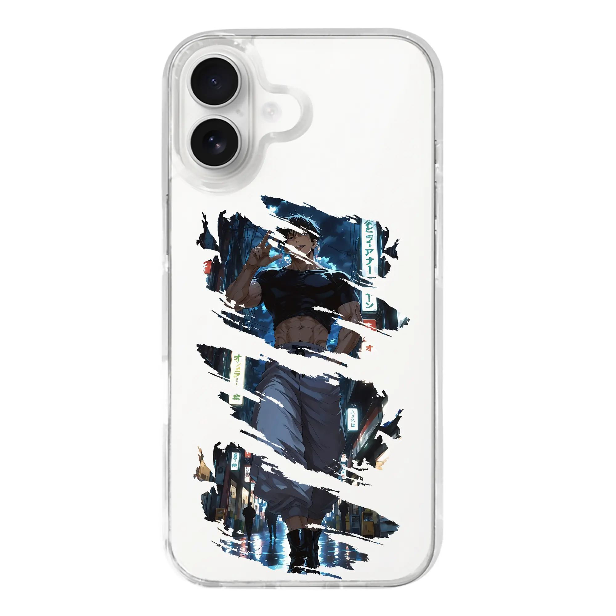 呪術廻戦 グッズ,伏黒 甚爾 - iPhone 17シリーズ 透明スマホケース – 薄型・耐衝撃・精密フィット保護カバー